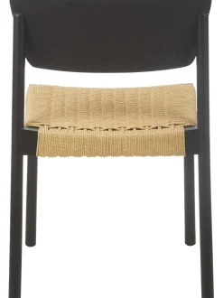 Sillas De Madera Y Ratan Danny, 2 Uds.