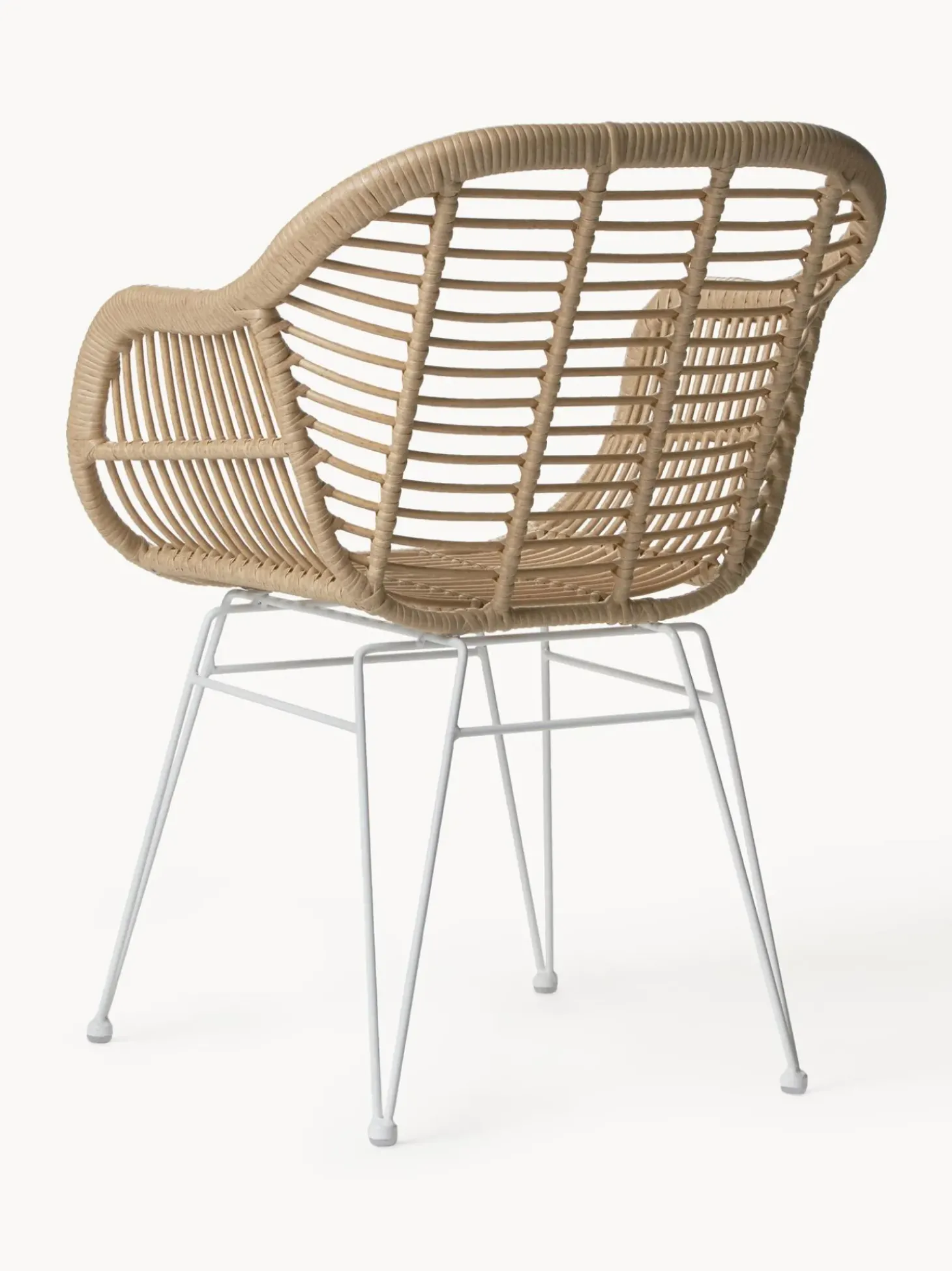 Sillas De Ratan Con Reposabrazos Costa, 2 Uds.