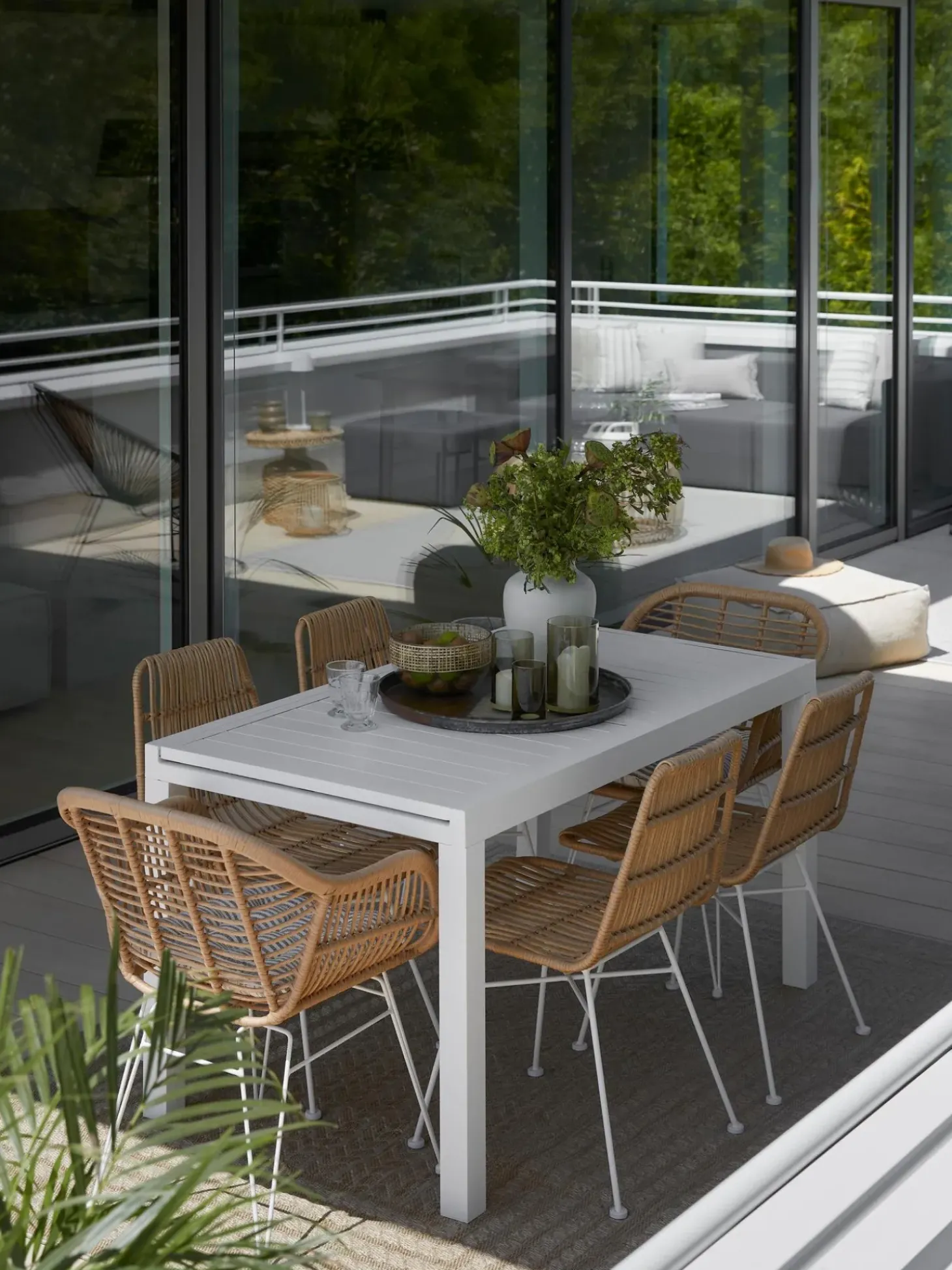 Sillas De Ratan Con Reposabrazos Costa, 2 Uds.