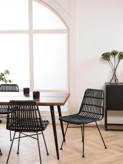 Sillas De Ratan Costa, 2 Uds.