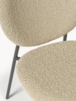 Sillas Tapizada En Tejido Boucle Ulrica, 2 Uds.