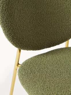 Sillas Tapizada En Tejido Boucle Ulrica, 2 Uds.