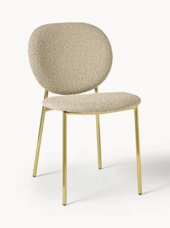 Sillas Tapizada En Tejido Boucle Ulrica, 2 Uds.