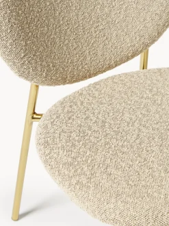 Sillas Tapizada En Tejido Boucle Ulrica, 2 Uds.