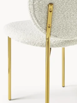 Sillas Tapizada En Tejido Boucle Ulrica, 2 Uds.