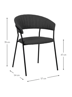 Sillas Tapizadas Belle, 2 Uds.