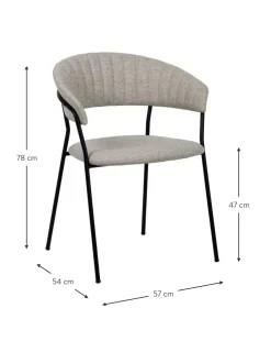 Sillas Tapizadas Belle, 2 Uds.