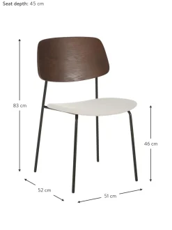 Sillas Tapizadas Con Asiento Tapizado Nadja, 2 Uds.