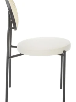 Sillas Tapizadas Con Tejido Vienes Remy, 2 Uds.