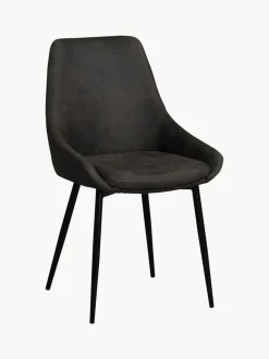 Sillas Tapizadas En Cuero Sintetico Sierra, 2 Uds.