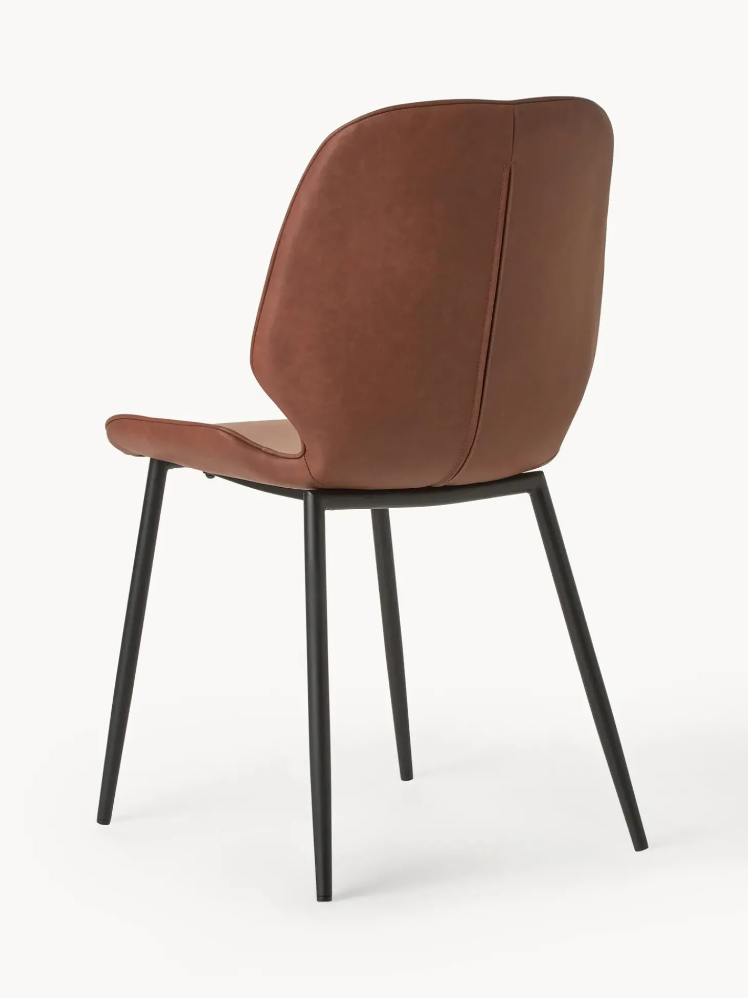 Sillas Tapizadas En Cuero Sintetico Louis, 2 Uds.