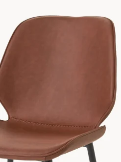 Sillas Tapizadas En Cuero Sintetico Louis, 2 Uds.