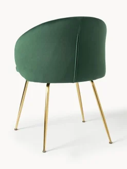 Sillas Tapizadas En Terciopelo Luisa, 2 Uds.