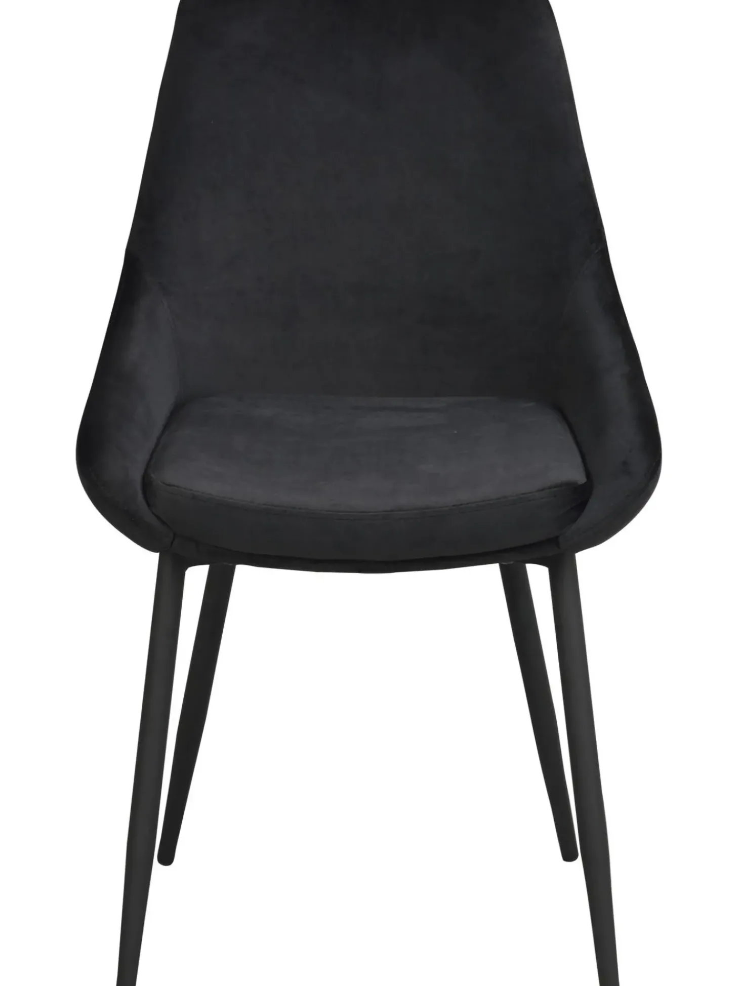 Sillas Tapizadas En Terciopelo Sierra, 2 Uds.