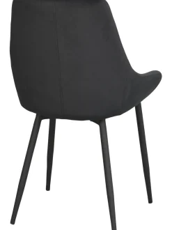 Sillas Tapizadas En Terciopelo Sierra, 2 Uds.