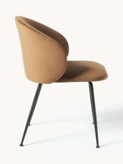 Sillas Tapizadas En Terciopelo Luisa, 2 Uds.