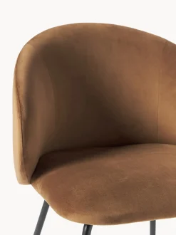 Sillas Tapizadas En Terciopelo Luisa, 2 Uds.