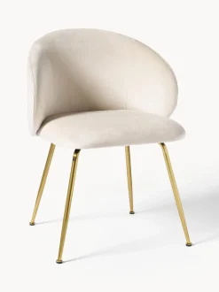 Sillas Tapizadas En Terciopelo Luisa, 2 Uds.