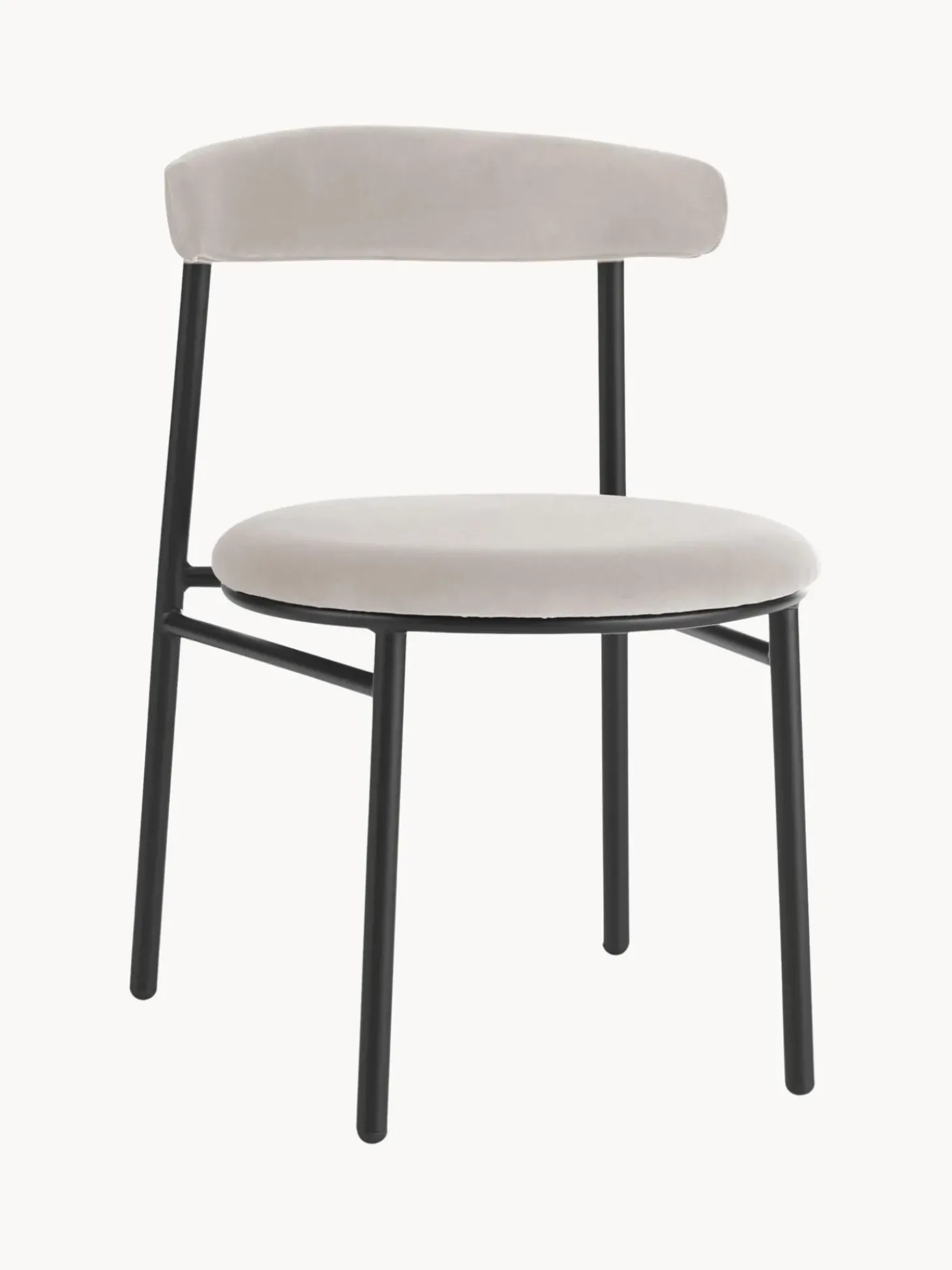 Sillas Tapizadas En Terciopelo Doggi, 2 Uds