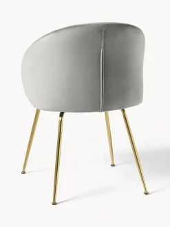 Sillas Tapizadas En Terciopelo Luisa, 2 Uds.