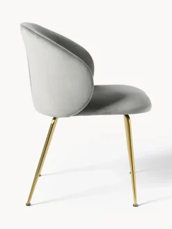 Sillas Tapizadas En Terciopelo Luisa, 2 Uds.