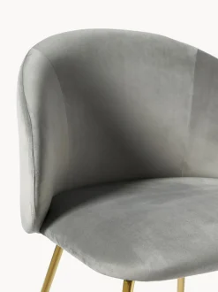 Sillas Tapizadas En Terciopelo Luisa, 2 Uds.