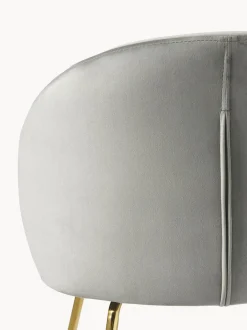 Sillas Tapizadas En Terciopelo Luisa, 2 Uds.