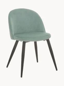 Sillas Tapizadas En Terciopelo Amy, 2 Uds.