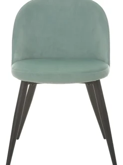 Sillas Tapizadas En Terciopelo Amy, 2 Uds.