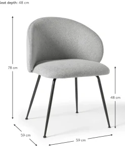 Sillas Tapizadas Luisa, 2 Uds.