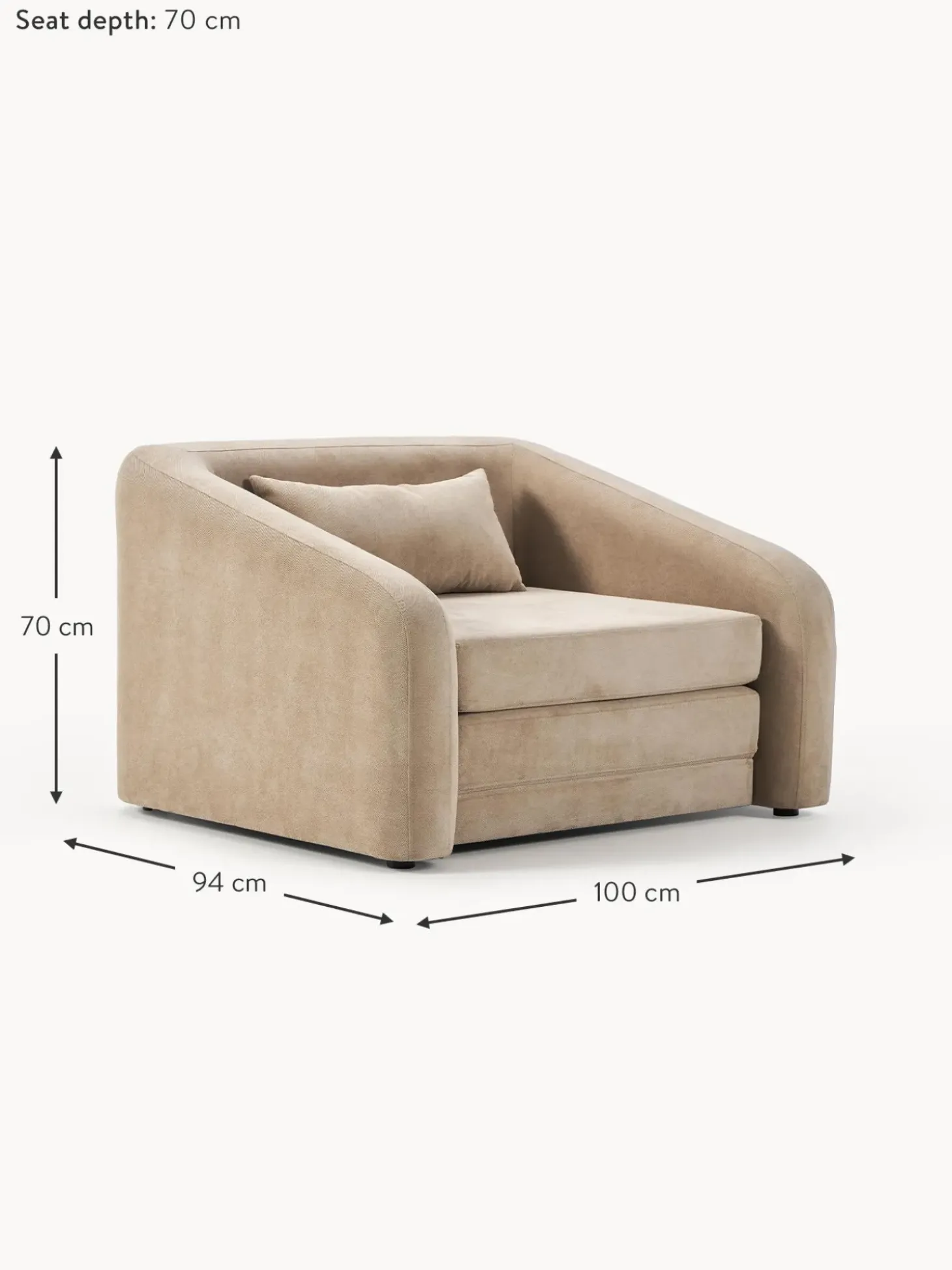 Sillon Cama Eliot