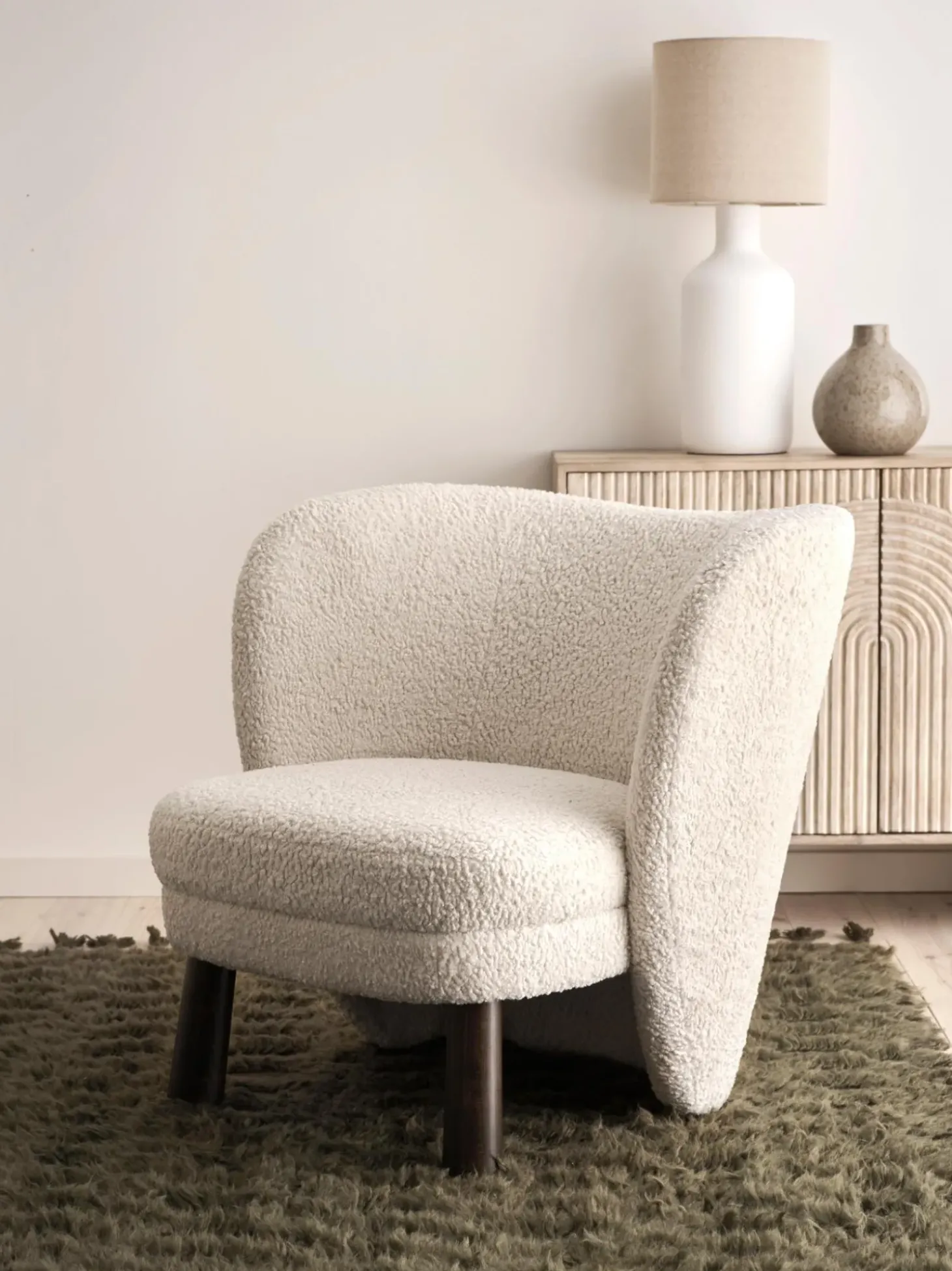 Sillon Coctel De Borreguillo Tress