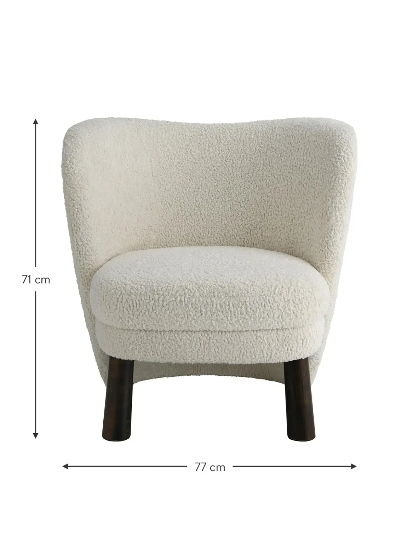 Sillon Coctel De Borreguillo Tress