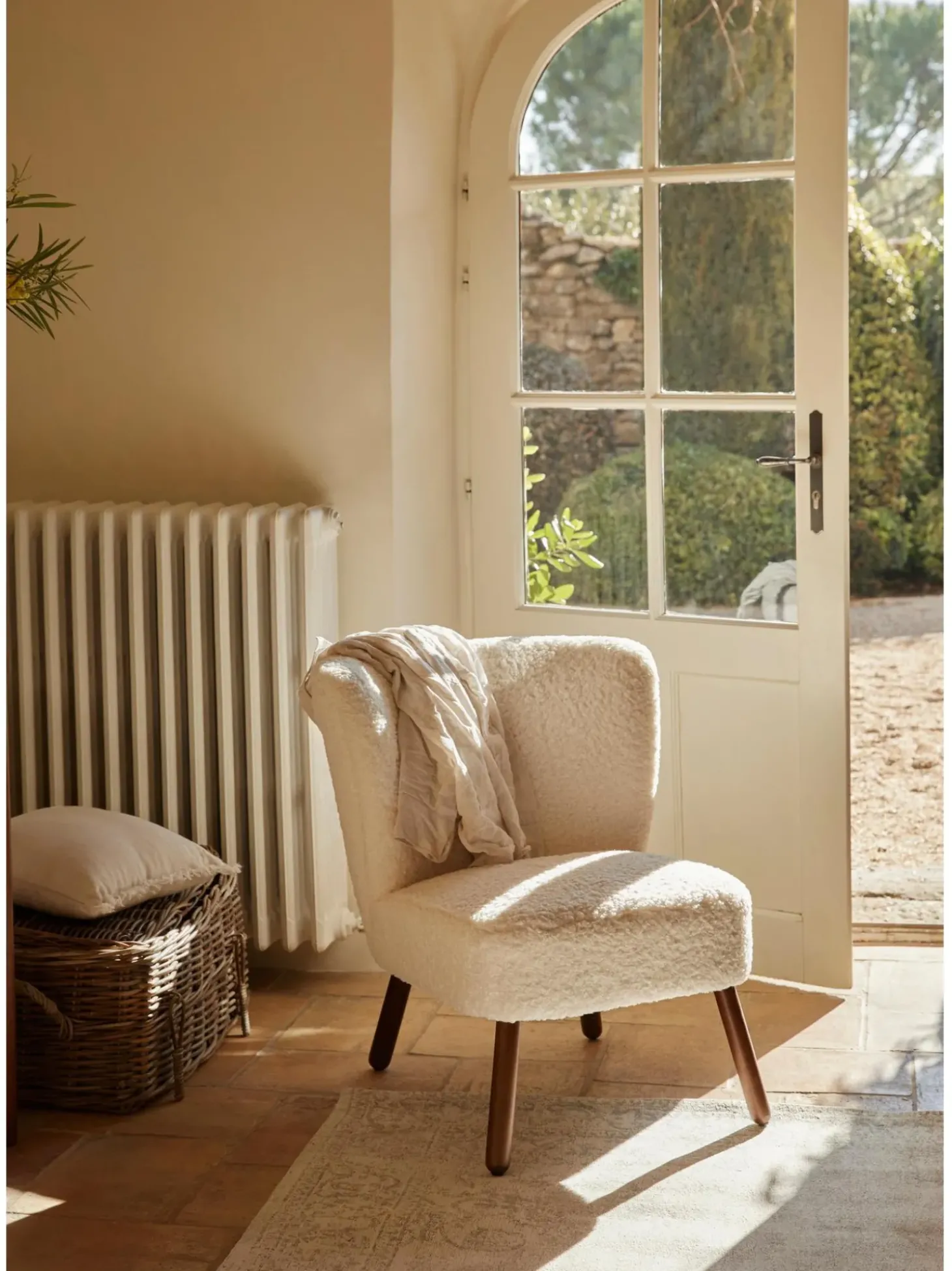 Sillon Coctel De Borreguillo Robine