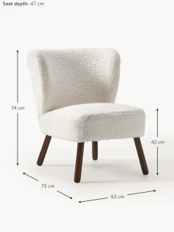 Sillon Coctel De Borreguillo Robine