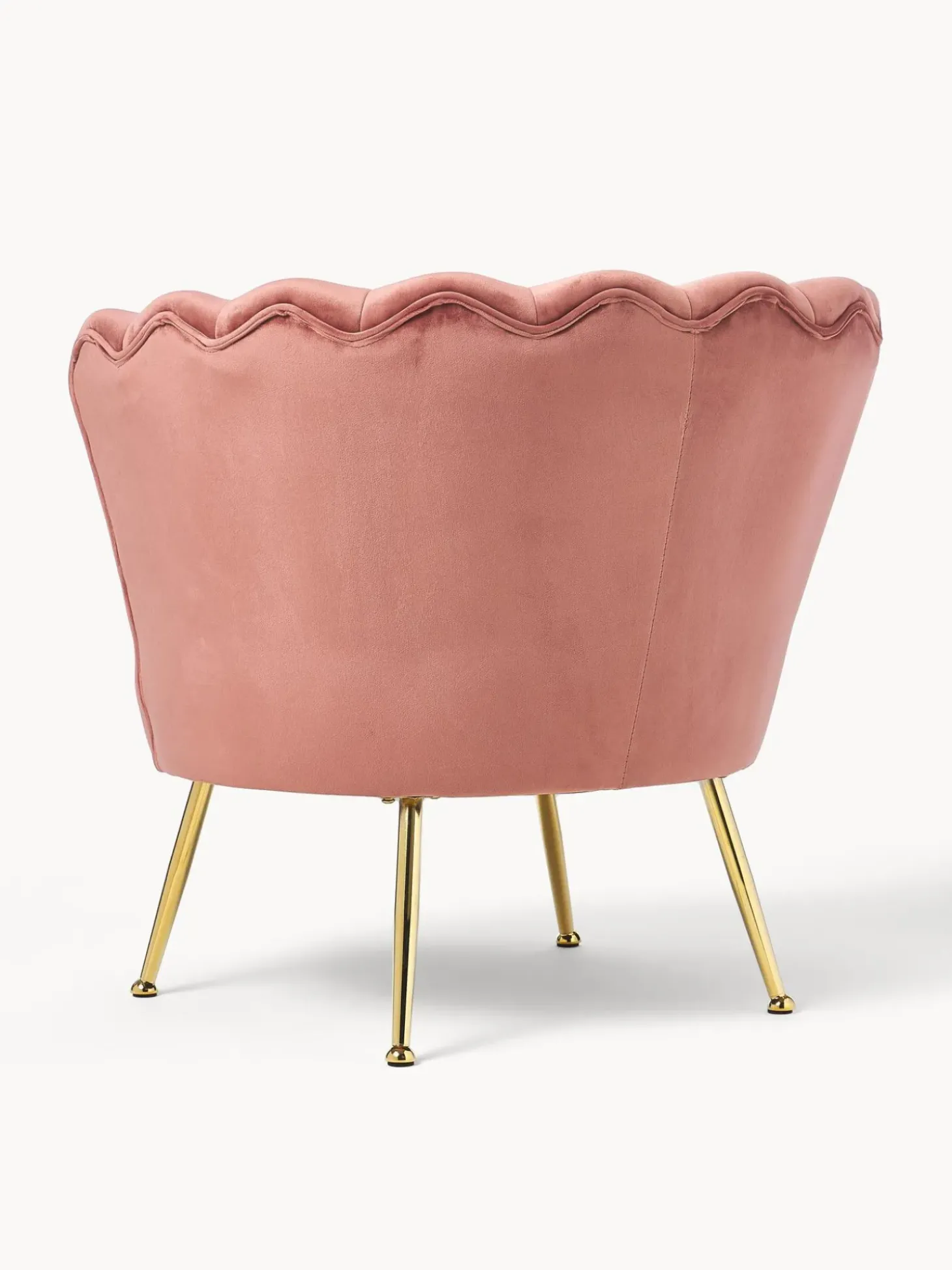 Sillon Coctel De Terciopelo Oyster