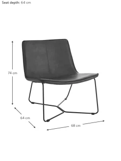 Sillon De Cuero Sintetico Barrel