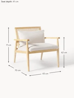 Sillon De Madera De Caucho Maciza Manuell