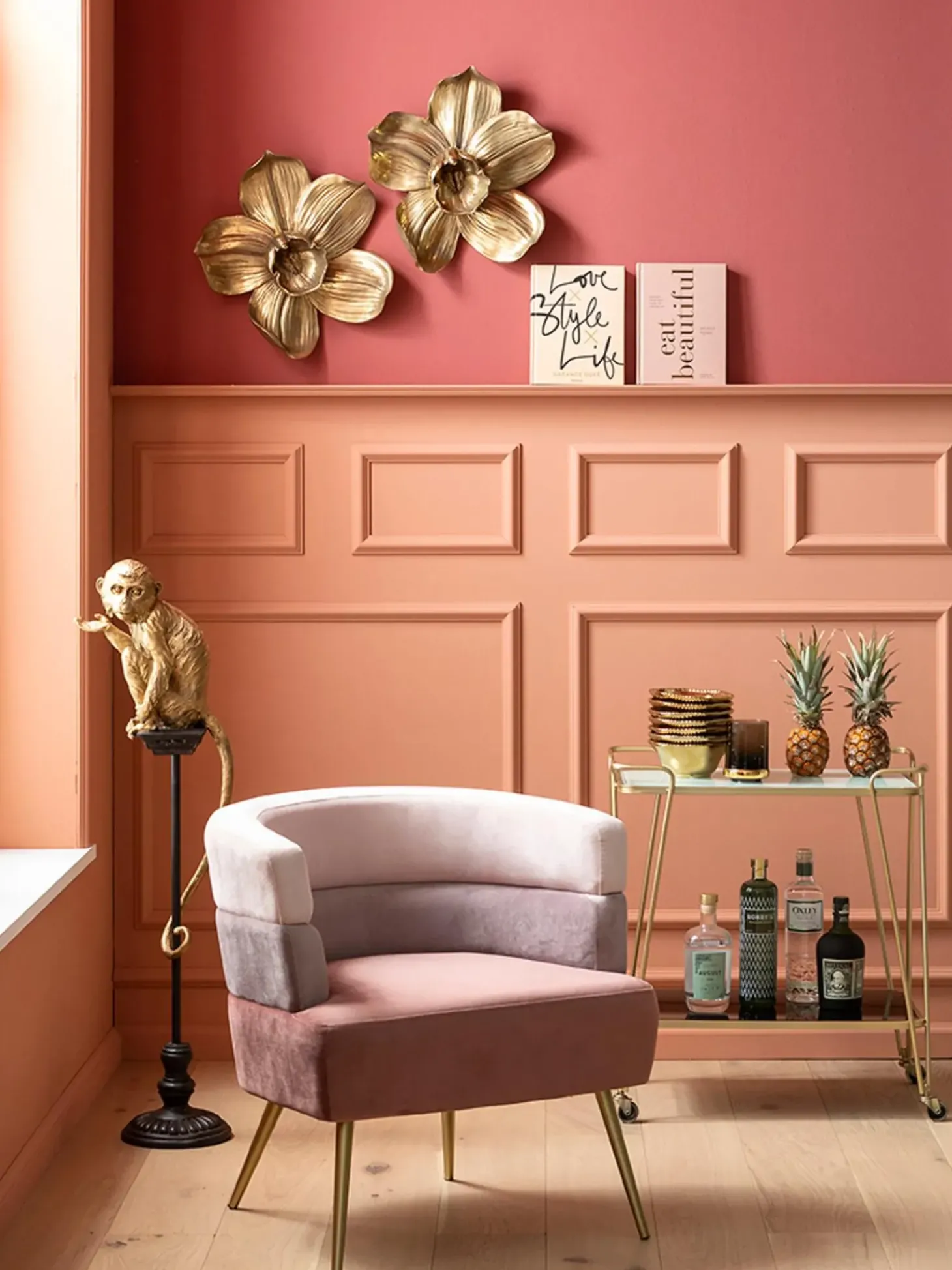 Sillon De Terciopelo Diseno Retro Sandwich