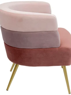 Sillon De Terciopelo Diseno Retro Sandwich