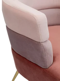 Sillon De Terciopelo Diseno Retro Sandwich