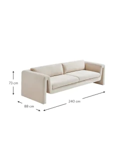 Sillon De Terciopelo Mika (3 Plazas)