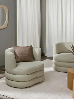 Sillon En Tejido Boucle De Diseno Solomon