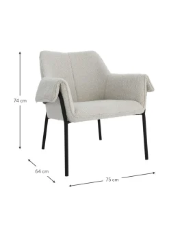 Sillon En Tejido Boucle Effekt