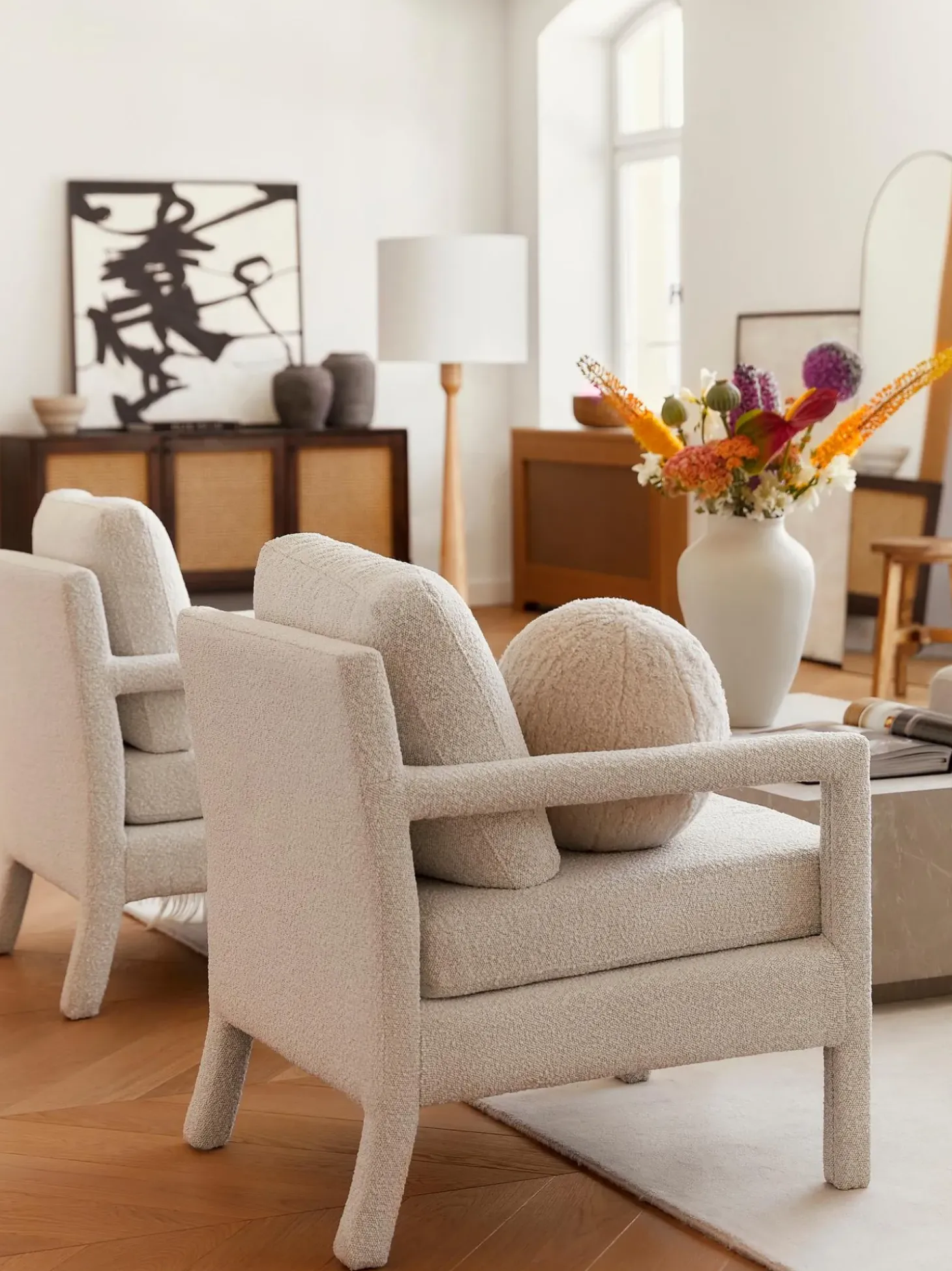 Sillon En Tejido Boucle Zaya