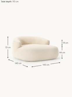Sillon Lounge En Tejido Boucle Sofia