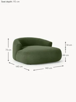 Sillon Lounge En Tejido Boucle Sofia