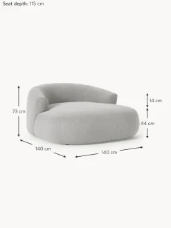 Sillon Lounge En Tejido Boucle Sofia