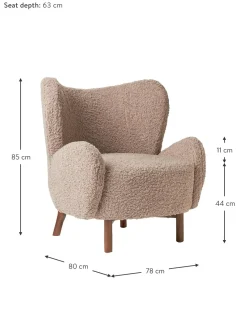 Sillon Orejero De Borreguillo Kalia