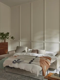 Sofa Cama Cucita (3 Plazas), Con Colchon